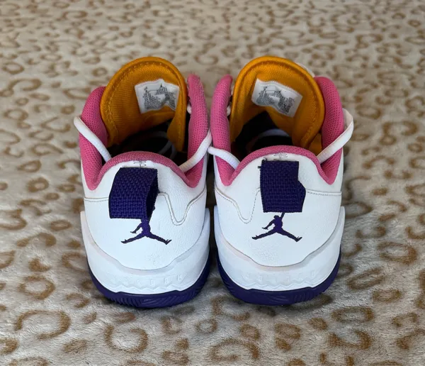 Jordan One Take 4 White Purple-Gold Shoes Men's Size: 8 / Women's 9.5 - Image 3