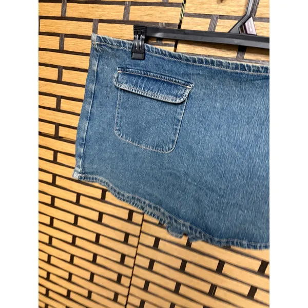 No‎ Boundaries Denim Cargo Skort Size XXL - Image 4