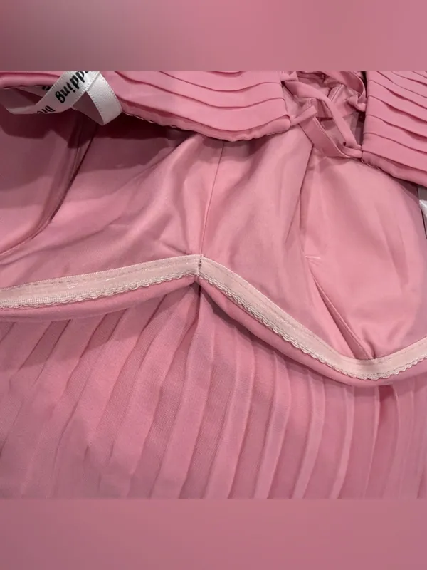 NWT Ryanth Pink Strapless Sweetheart Evening Dress - Image 6