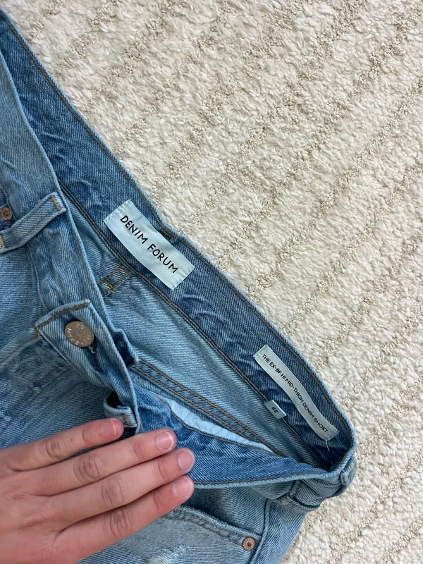 Aritzia denim shorts  - Image 3