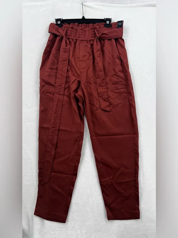 NWT Abercrombie & Fitch Rust Brown Women's Trousers 088 - Image 2