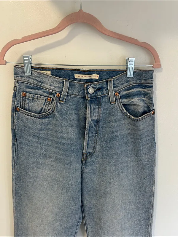 Levi’s Ribcage Split Flare Jeans - Image 8