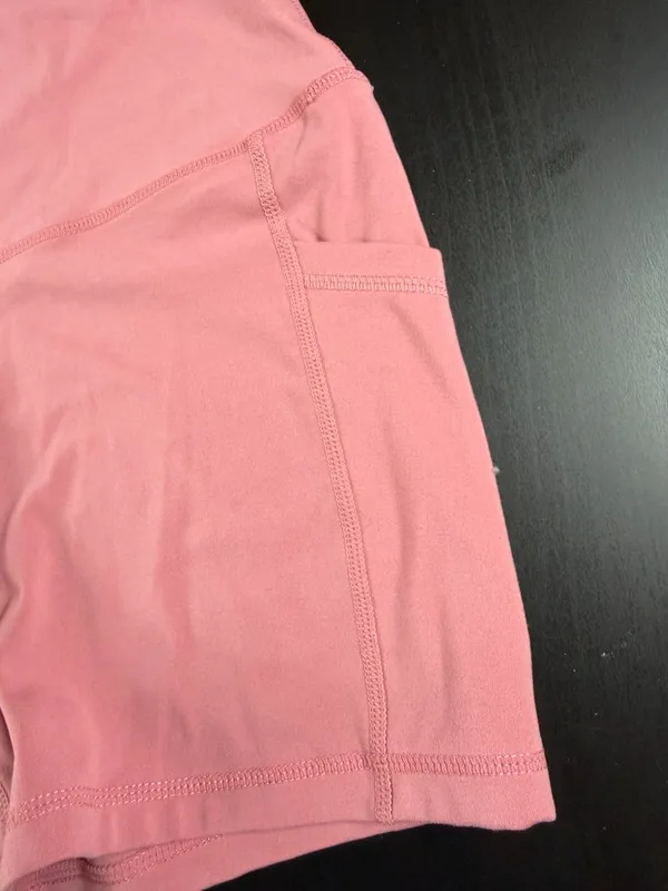 Amazon Athleisure Athletic Bike Shorts 3.5 inseam Pink Blush Mauve Size Medium - Image 2