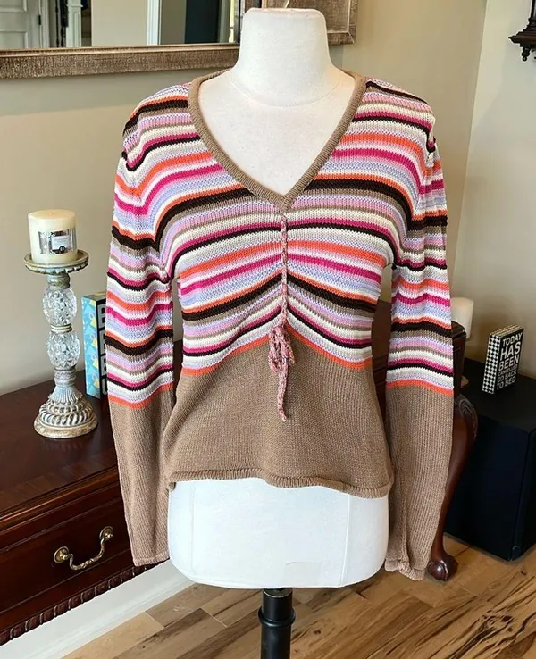 Paw By Cousin Johnny Anthropologie Sweater Crochet - Image 3