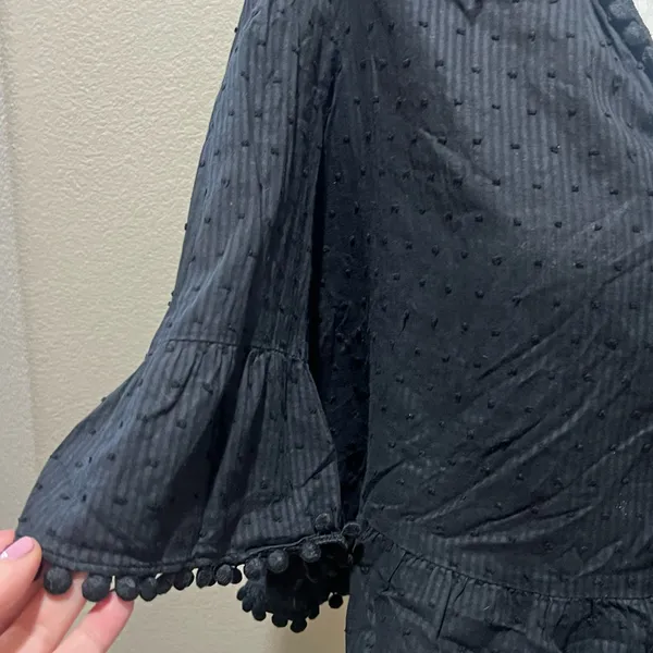 Madewell black short sleeve blouse - Image 8