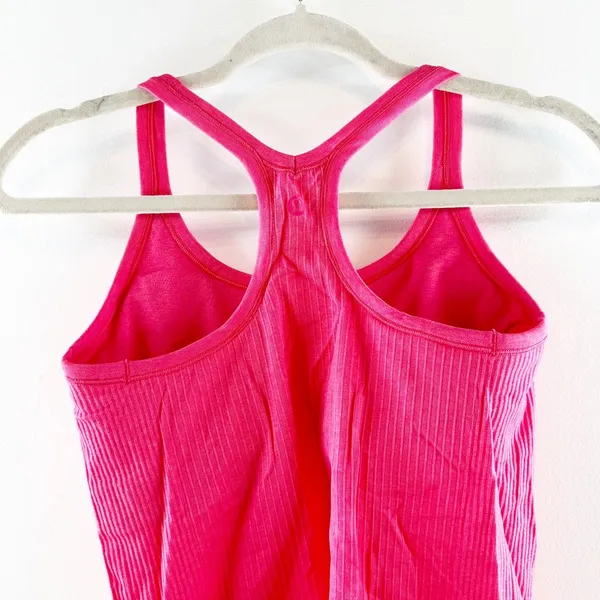 Lululemon Ebb to Street Ribbed Racerback Tank Top Lip Gloss Pink 6 - Image 6