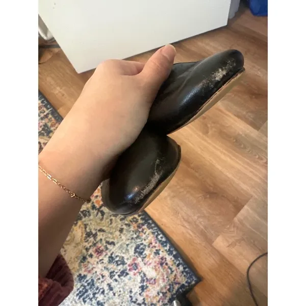 NATURALIZER‎ | Women's Black Leather Classic Slip On Loafer Flats, Size 7 - Image 7
