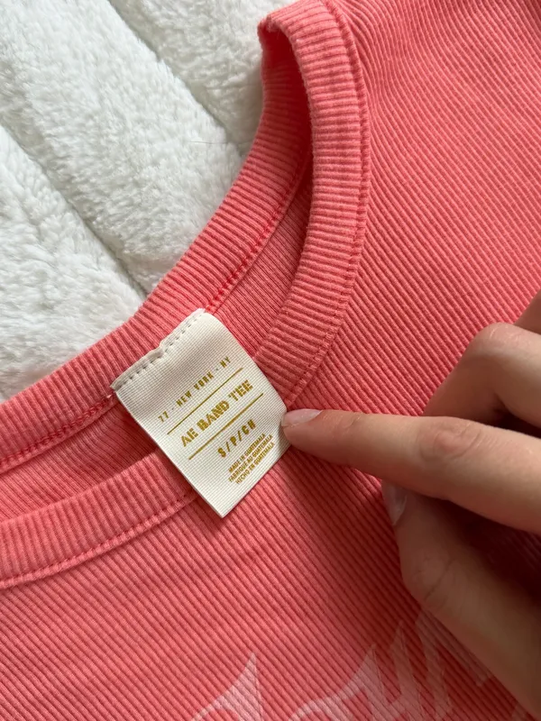 American Eagle Band Tee/baby tee - Image 3