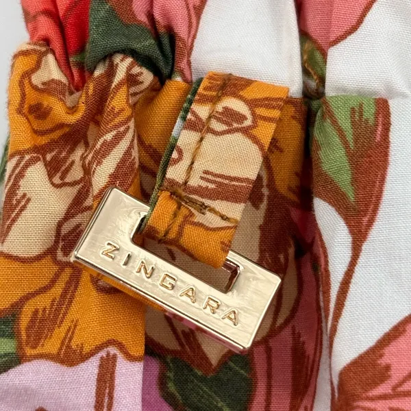 Zingara Swimwear Floral Vibrant Beach Pink Flowing Y2K Bohemian Size Small 26 - Image 7