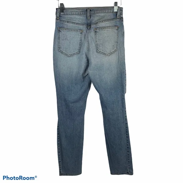 Pistola Size 26 Cassie Straight‎ Jeans Distressed Knee Holes High Rise Women’s - Image 8