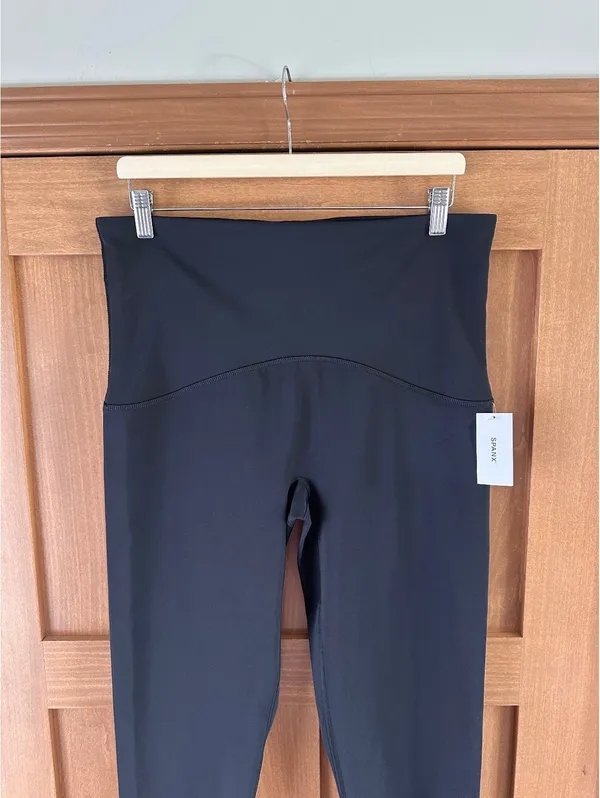 NWT SPANX Booty Boost 7/8 Length Leggings Very Black Women’s Plus size 1X 50186P - Image 3