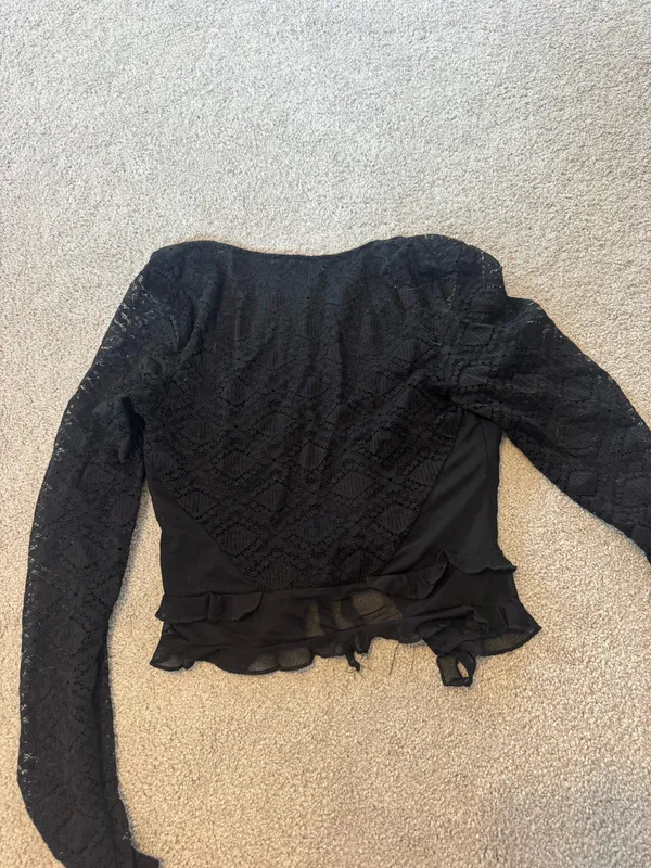 Tiger Mist Black Lace Top - Image 4