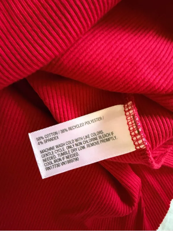 Wild Fable Red Ribbed High-Neck Cropped Tank Top - Image 8
