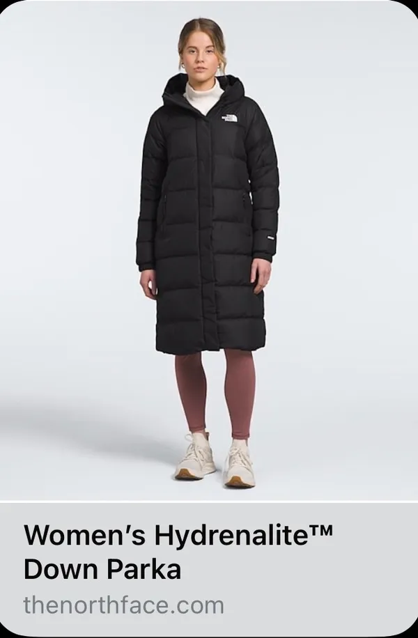 North The Face Jacket Parka Women’s 600 down - Image 6