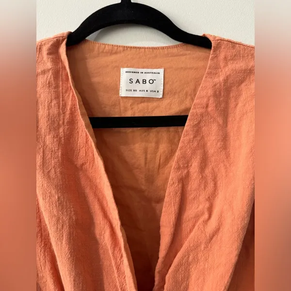 SABO WRENIN DRESS 100% cotton Size XS/2 - Image 3