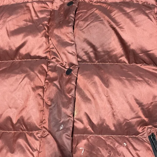 Lululemon Wunder Puff Coat Jacket Puffer 600 Down Size 4 Sunset Orange *STAINED* - Image 7