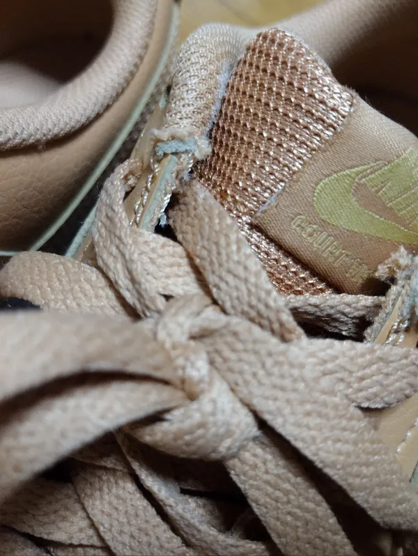 Nike Court Vision Light Cognac Platform Sneakers - Image 3