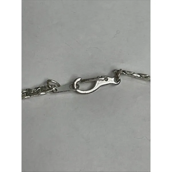 PREMIER DESIGNS Antique Silver Tone w Faux Hematite Pendant Necklace 19” - Image 5