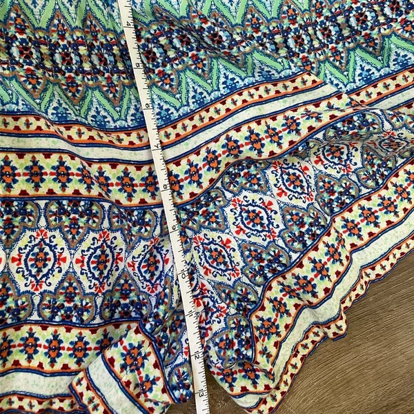 Maurices Elastic Waist Printed Pull On Soft Shorts Geometric Boho ~ Size M - Image 10