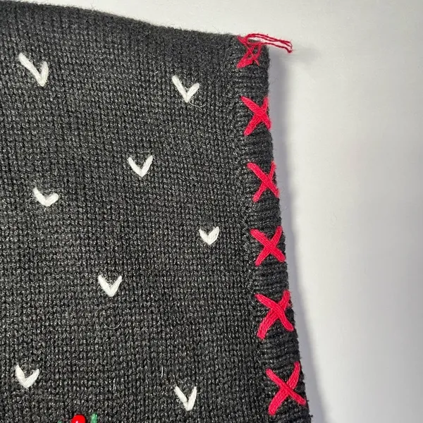Vintage 90s Christmas Cardinal Sweater‎ Vest Wonen Sz XLarge - Image 6