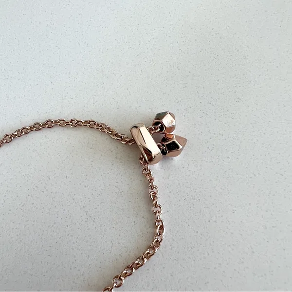 Kendra Scott Elaina Rose Gold Adjustable Chain Bracelet NWT - Image 3