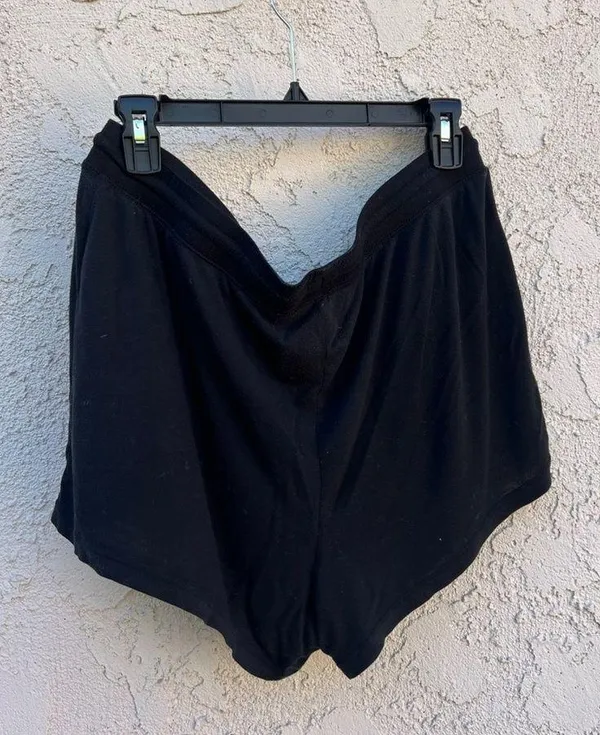 XXL Gilligan O’Malley black cotton Pj mini shorts - Image 2