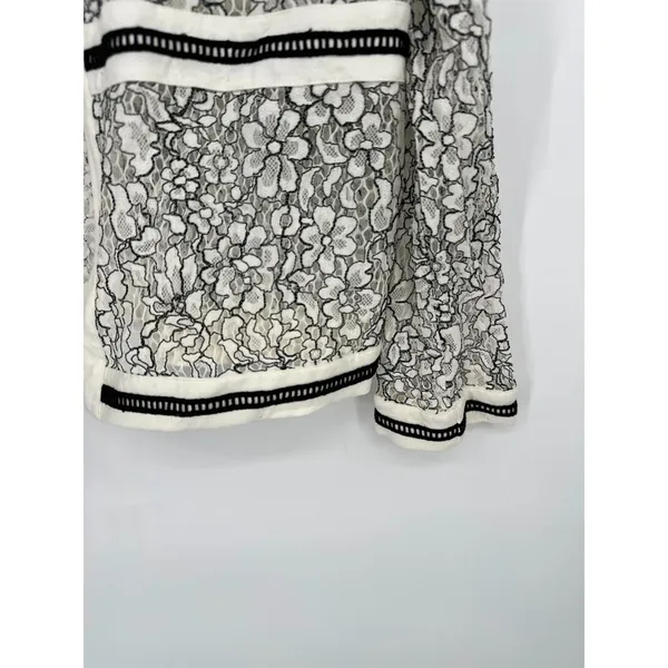 Chico's Lace Jacket Womens Size XL Boho Elegant‎ Fancy Romantic Feminine Artsy - Image 3