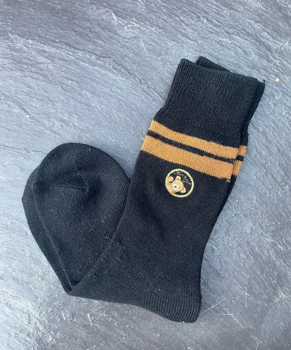 Cute black bear socks - Image 3
