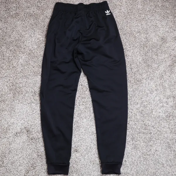 Adidas Kids Black Adicolor‎ Track Pants Shattered Trefoil Tapered Joggers 13-14Y - Image 5