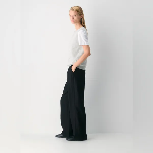 Aritzia x Wilfred The Effortless Pant- Linen High-waisted wide-leg linen pants - Image 5