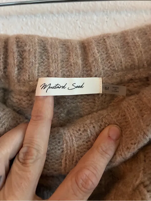 Alicia Cable Sweater Set by Mustard Seed - Image 8