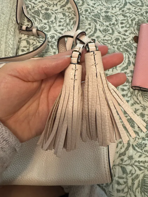 Medium Pink Kate Spade Purse with wallet  - Image 5