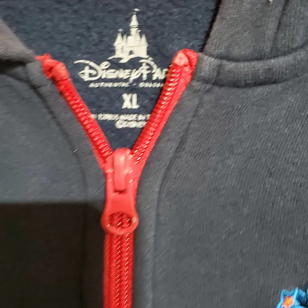 Disney 2012 Hooded Zip up Jersey Size XL - Image 5