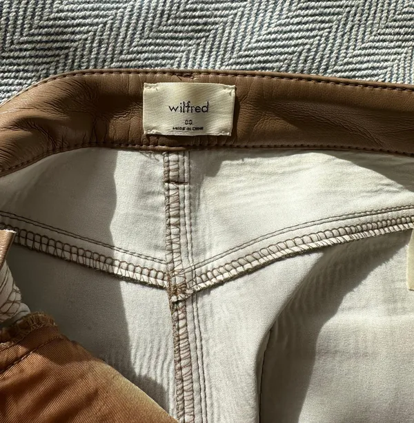 Aritzia Wilfred Melina Leather Pants - Image 4