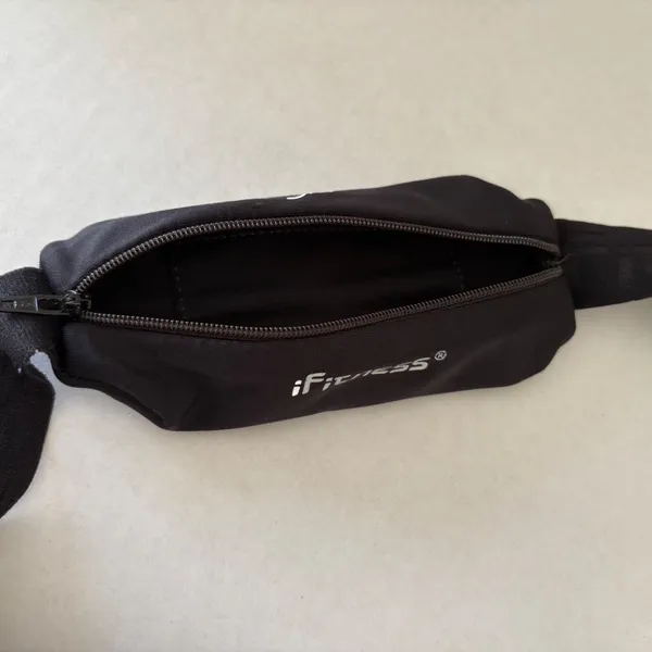 Fitness Adjustable Black‎ Athletic Belt. Black - Image 4