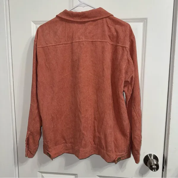 Amazon peach colored button down shirt - Image 2