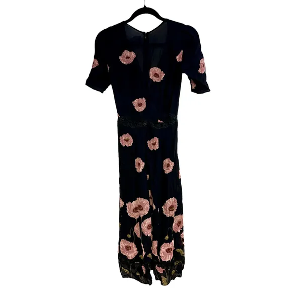 Reformation Alina Poppy Midi Dress - Image 4