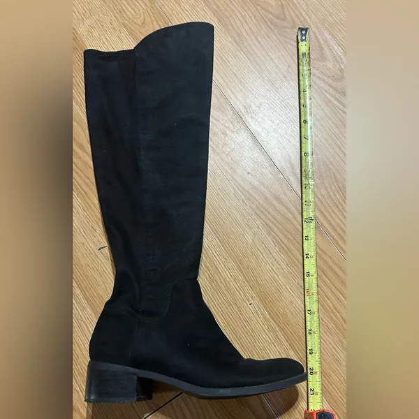 Elegant Black over the Knee-High Women's 8.5 Boots - Image 7