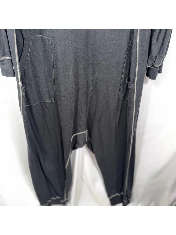 Natural Life Black Cotton Harem Jumpsuit Size XL - Image 5
