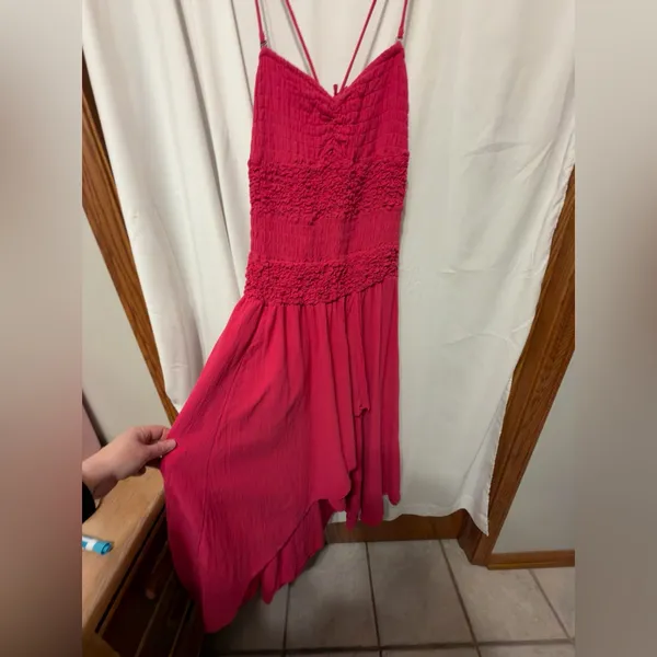 FREE PEOPLE Sparkling Drop-Waist Moment Midi NWOT Large - Image 5