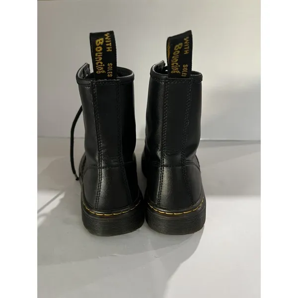 Dr. Doc Martens Air Wair Zavala Combat Boots Black Leather Womens 6 Mens 5 - Image 10