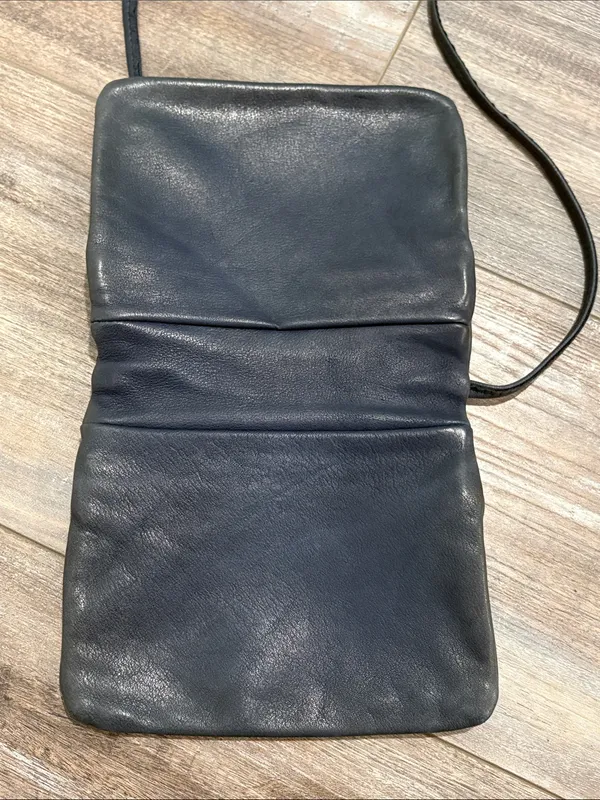 Blue Leather Bag - Image 3