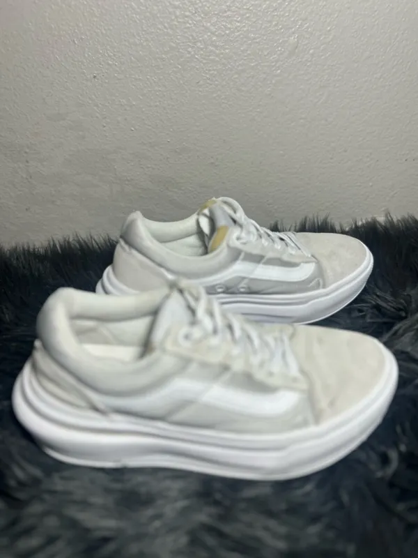 Vans Old Skool Overt CC 'Light Grey White' Women’s White Platform Old Skool Sz6 - Image 6