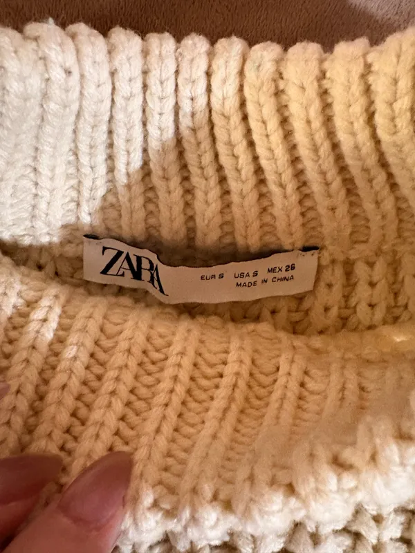 ZARA Chunky Knit Sweater Cable - Image 2