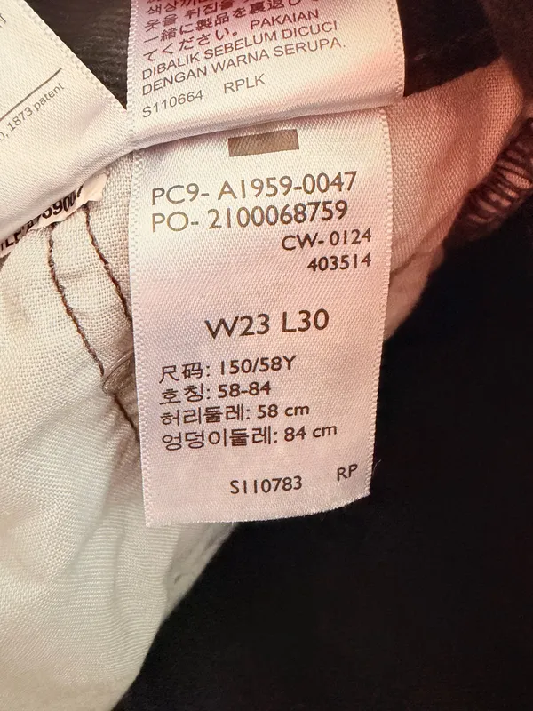 Levi's Black Jeans 501 90s Straight Leg 23 - Image 5