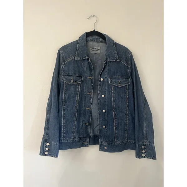 Vintage Y2K Lee Blue Jeans Riders Women’s Denim Jacket Size M Western - Image 3