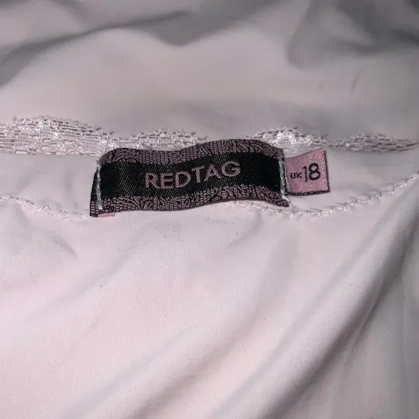 Red Tag Light Pink Women’s Chemise Adjustable Straps Lace Trim 18 - Image 7