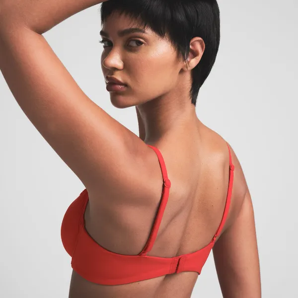 SKIMS fits everybody lace unlined Demi bra - Image 3