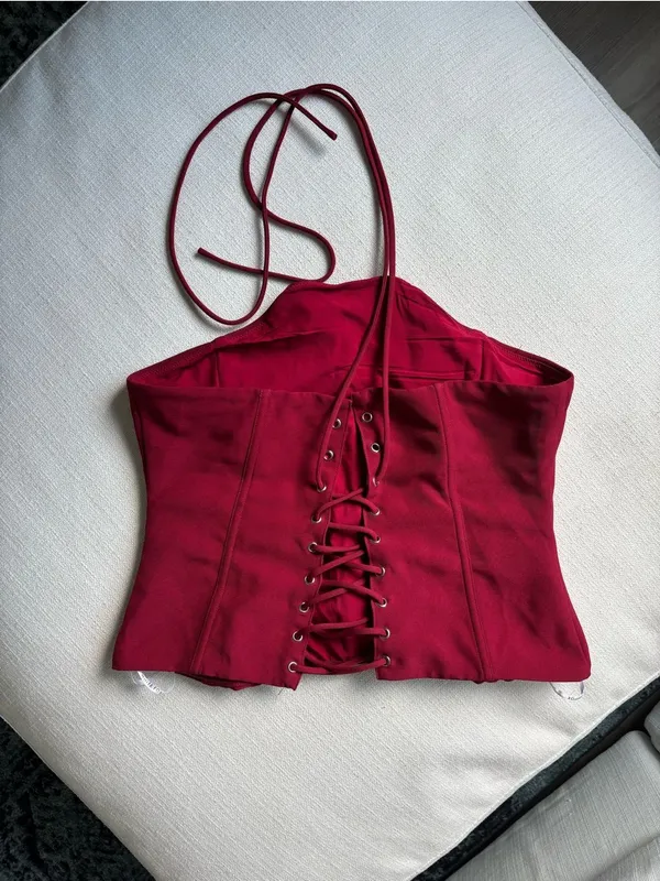 White Fox red corset - Image 2