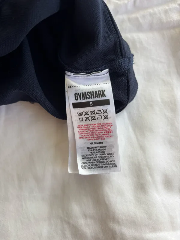 Gymshark Blue Biker Shorts - Image 4